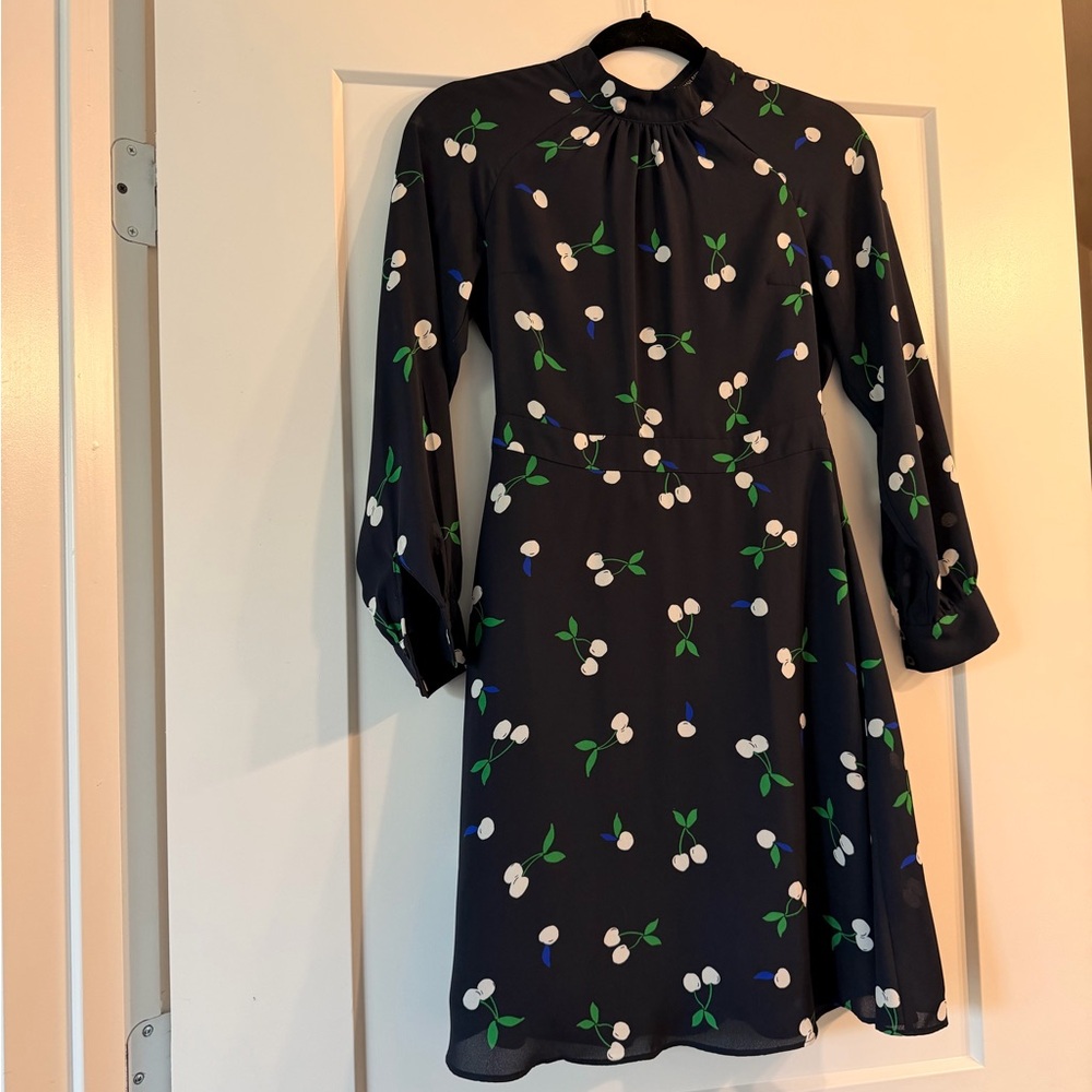 Banana Republic Navy Floral Dress